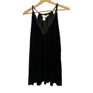 Studio Elegant Black Top with Braided Detail